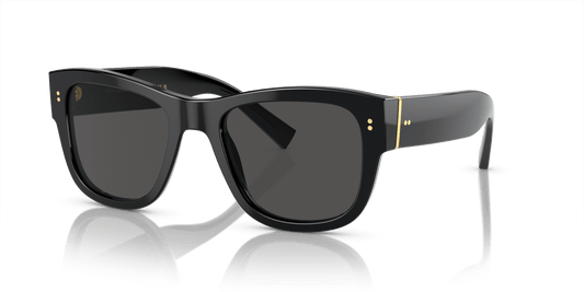 משקפי שמש דולצ'ה וגבאנה שחור-אפור כהה | Dolce&Gabbana DG4338 Black-Dark Grey