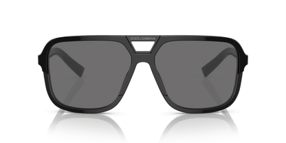 משקפי שמש דולצ'ה וגבאנה שחור-אפור כהה | Dolce&Gabbana DG4354 Black-Dark Grey
