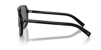 משקפי שמש דולצ'ה וגבאנה שחור-אפור כהה | Dolce&Gabbana DG4354 Black-Dark Grey