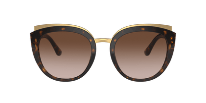 Dolce &amp; Gabbana Sunglasses Havana Brown Gradient Dark Brown | Dolce&amp;Gabbana DG4383 Havana-Brown Gradient Dark Brown
