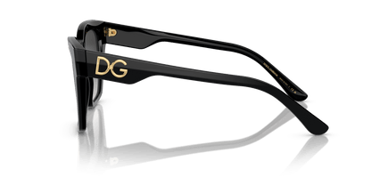 משקפי שמש דולצ'ה וגבאנה שחור-אפור שיפוע | Dolce&Gabbana DG4384 Black-Grey Gradient