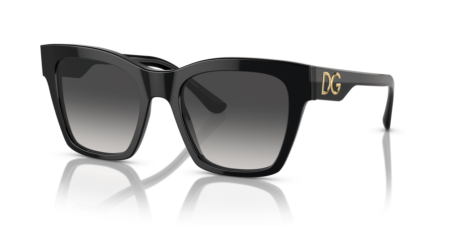 משקפי שמש דולצ'ה וגבאנה שחור-אפור שיפוע | Dolce&Gabbana DG4384 Black-Grey Gradient