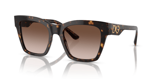 משקפי שמש דולצ'ה וגבאנה בצבע חום הוואנה | Dolce&Gabbana DG4384 Havana-Gradient Brown