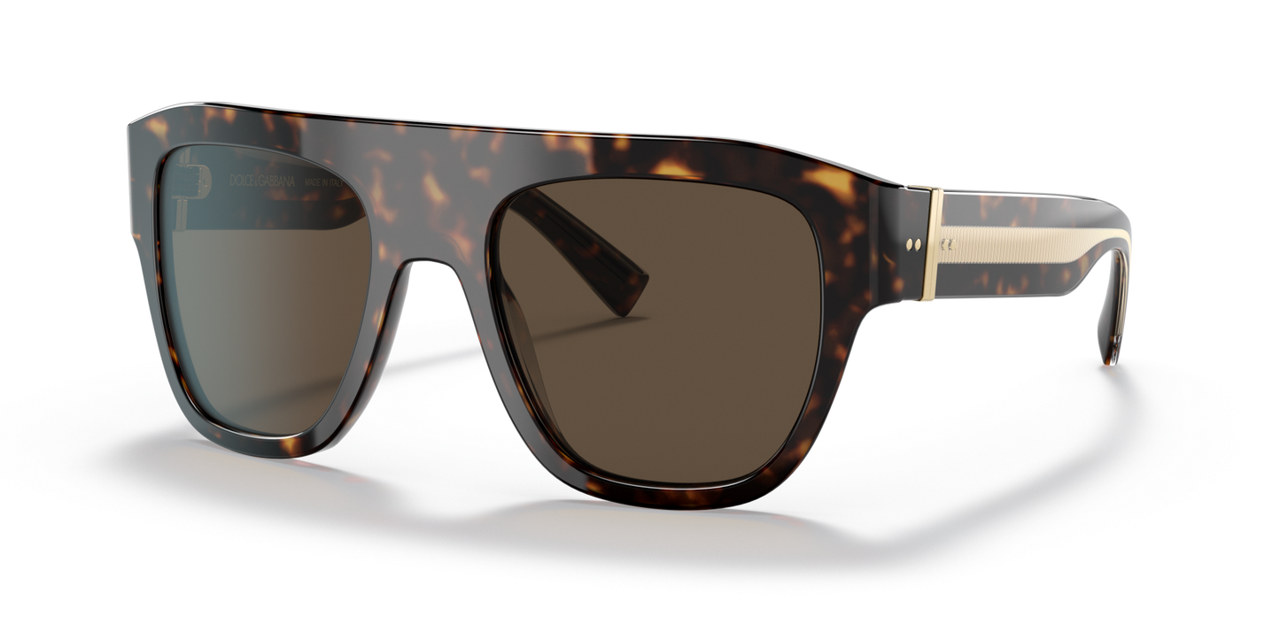 משקפי שמש דולצ'ה וגבאנה הוואנה-חום כהה | Dolce&Gabbana DG4398 Havana-Dark Brown