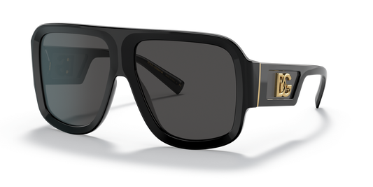 משקפי שמש דולצ'ה וגבאנה שחור-אפור כהה | Dolce&Gabbana DG4401 Black-Dark Grey