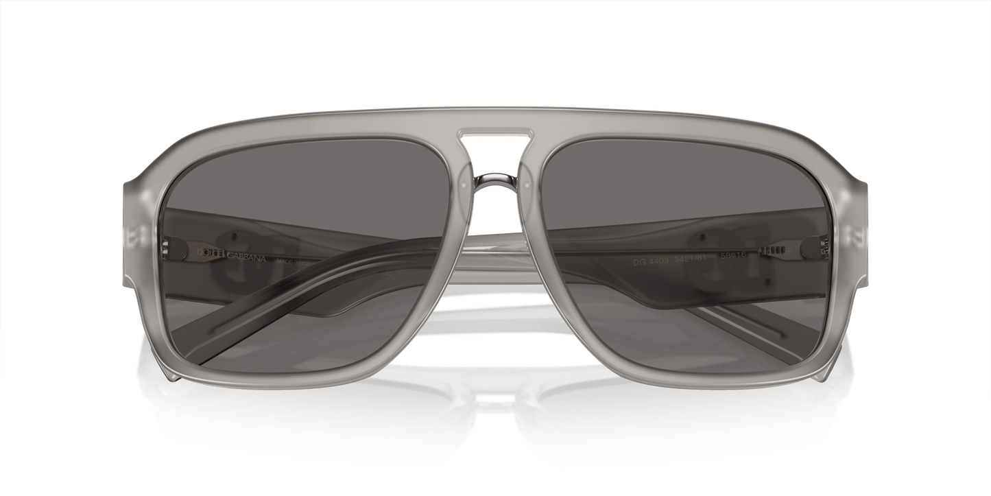 Dolce &amp; Gabbana Sunglasses Opal Grey-Dark Grey Polar | Dolce&amp;Gabbana DG4403 Opal Grey-Dark Grey Polar