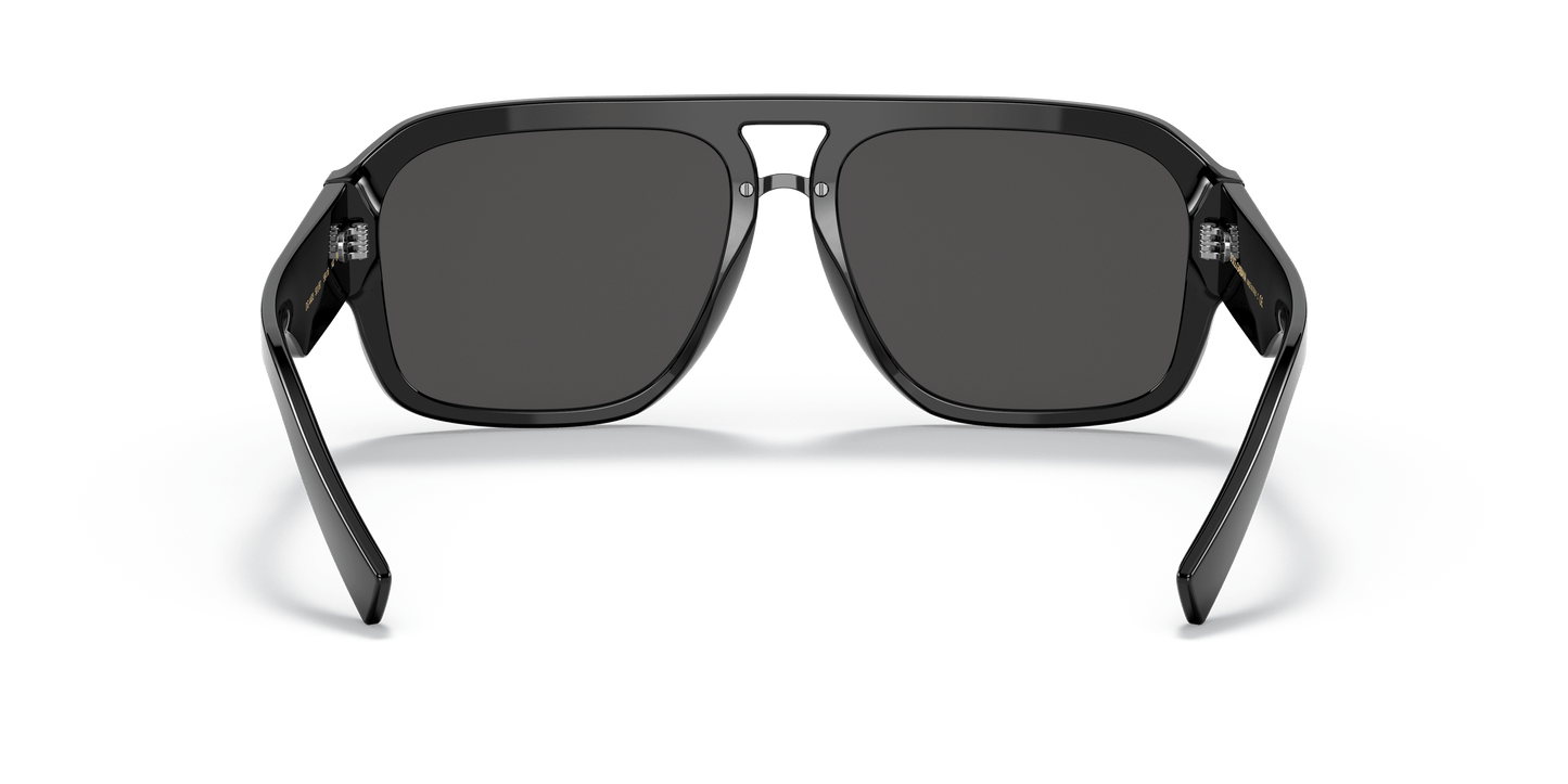 משקפי שמש דולצ'ה וגבאנה שחור-אפור כהה | Dolce&Gabbana DG4403 Black-Dark Grey