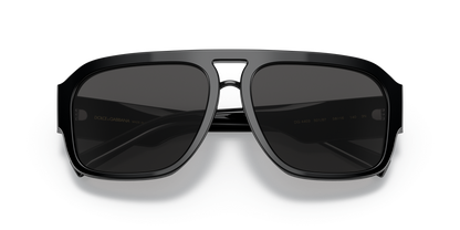 משקפי שמש דולצ'ה וגבאנה שחור-אפור כהה | Dolce&Gabbana DG4403 Black-Dark Grey