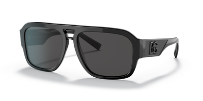 משקפי שמש דולצ'ה וגבאנה שחור-אפור כהה | Dolce&Gabbana DG4403 Black-Dark Grey