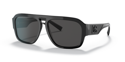 משקפי שמש דולצ'ה וגבאנה שחור-אפור כהה | Dolce&Gabbana DG4403 Black-Dark Grey