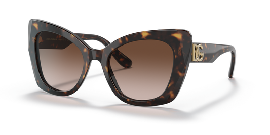 משקפי שמש דולצ'ה וגבאנה בצבע חום בהוואנה | Dolce&Gabbana DG4405 Havana-Gradient Brown