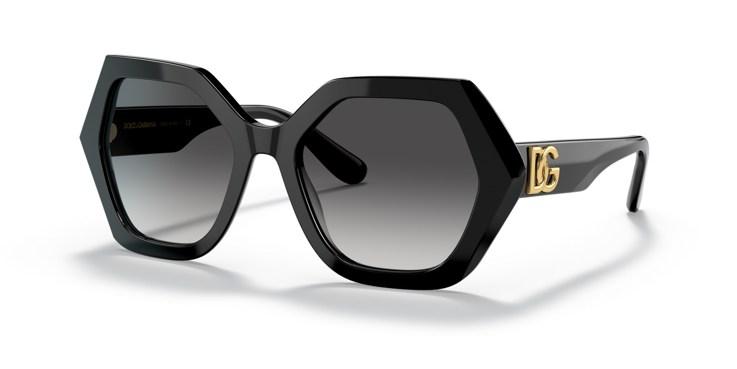משקפי שמש דולצ'ה וגבאנה שחור-אפור שיפוע | Dolce&Gabbana DG4406 Black-Grey Gradient