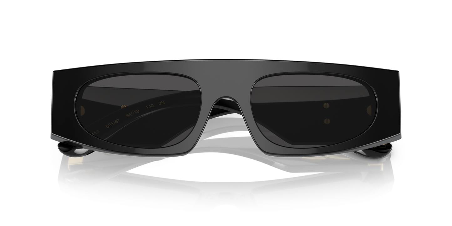 משקפי שמש דולצ'ה וגבאנה שחור-אפור כהה | Dolce&Gabbana DG4411 Black-Dark Grey