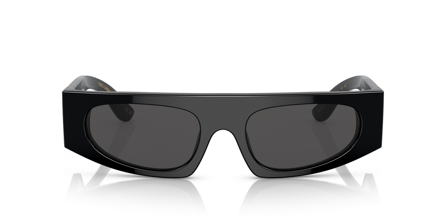 משקפי שמש דולצ'ה וגבאנה שחור-אפור כהה | Dolce&Gabbana DG4411 Black-Dark Grey