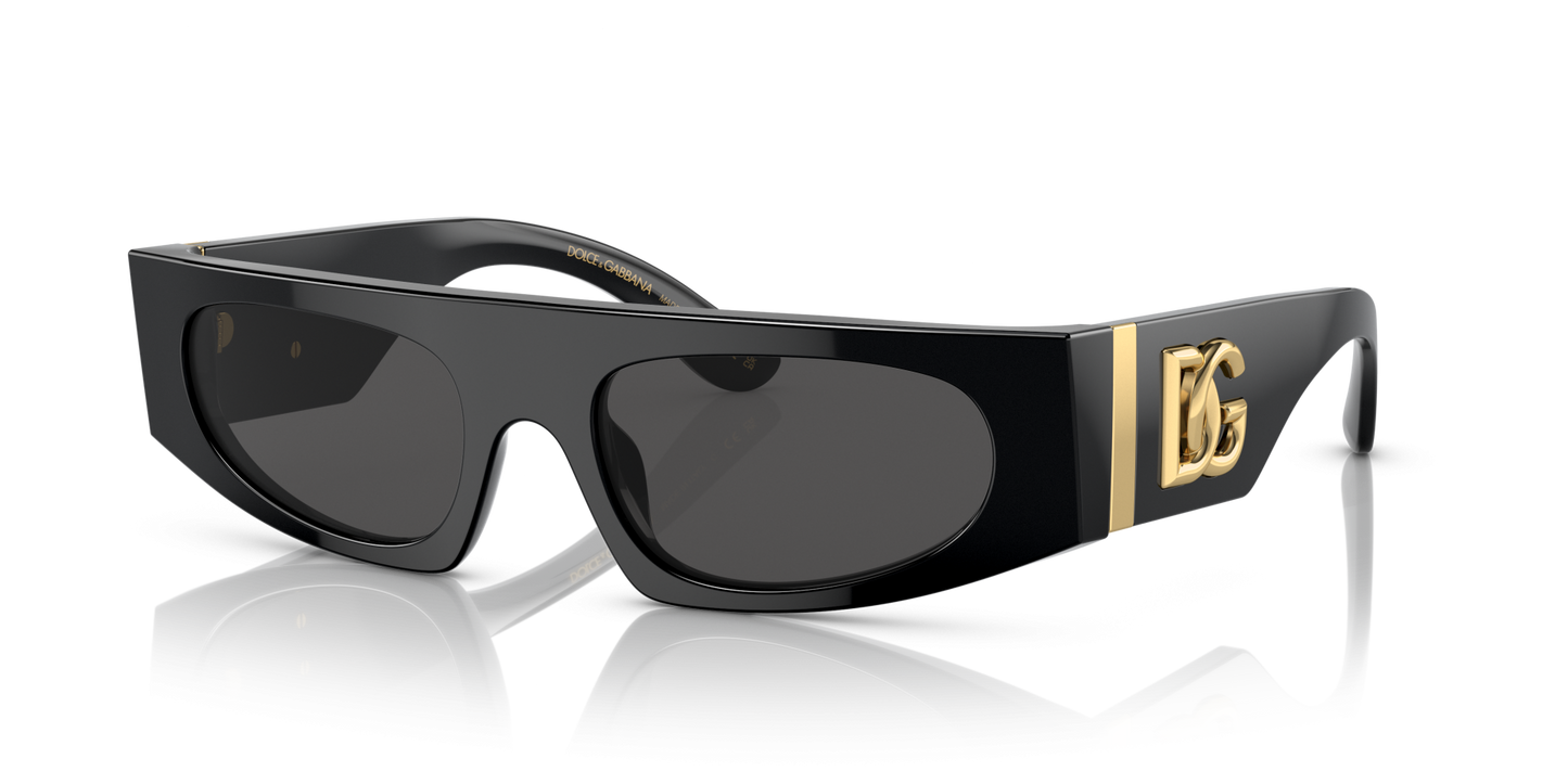 משקפי שמש דולצ'ה וגבאנה שחור-אפור כהה | Dolce&Gabbana DG4411 Black-Dark Grey