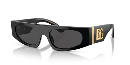 משקפי שמש דולצ'ה וגבאנה שחור-אפור כהה | Dolce&Gabbana DG4411 Black-Dark Grey