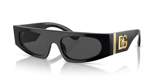 משקפי שמש דולצ'ה וגבאנה שחור-אפור כהה | Dolce&Gabbana DG4411 Black-Dark Grey