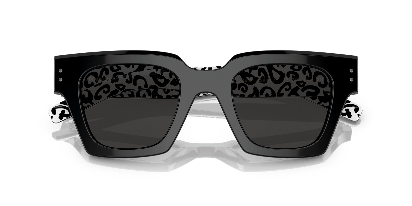 Dolce &amp; Gabbana Sunglasses Black-Dark Grey | Dolce&amp;Gabbana DG4413 Black-Dark Grey