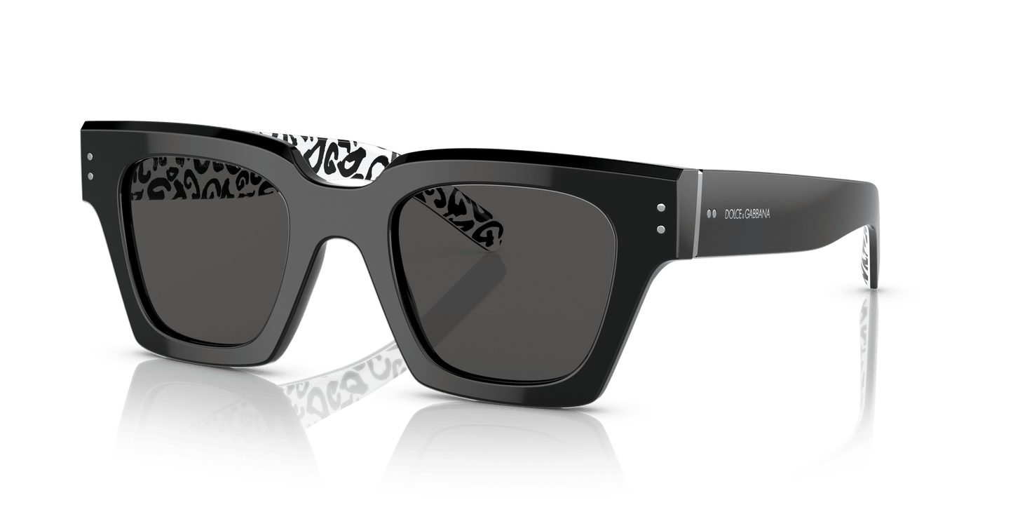 Dolce &amp; Gabbana Sunglasses Black-Dark Grey | Dolce&amp;Gabbana DG4413 Black-Dark Grey