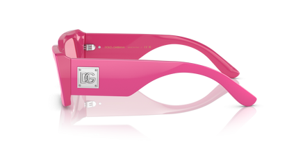 Dolce &amp; Gabbana DG4416 Metallic Pink-Pink Mirror Silver Sunglasses