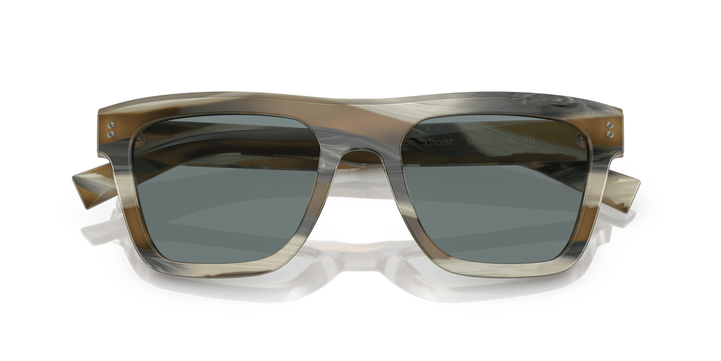 Dolce &amp; Gabbana DG4420 Grey Horn-Dark Grey Sunglasses