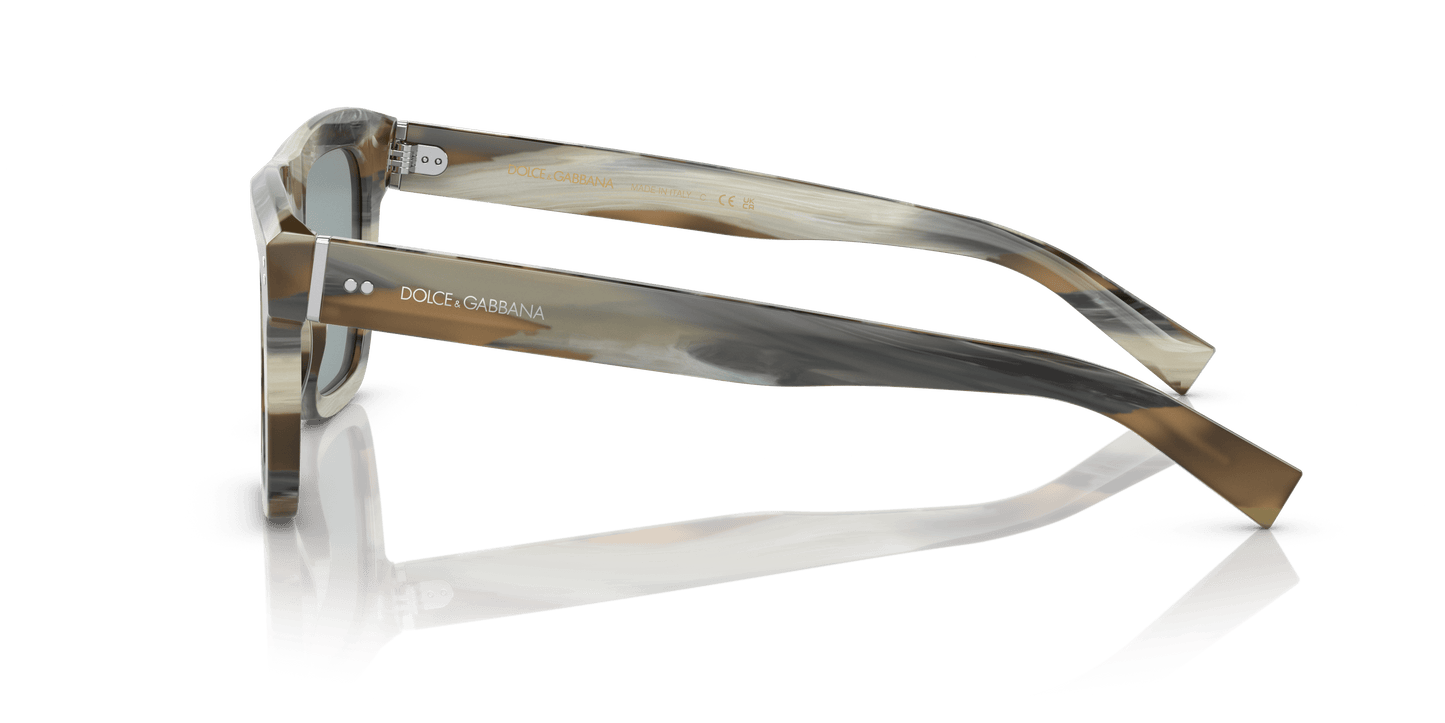 Dolce &amp; Gabbana DG4420 Grey Horn-Dark Grey Sunglasses