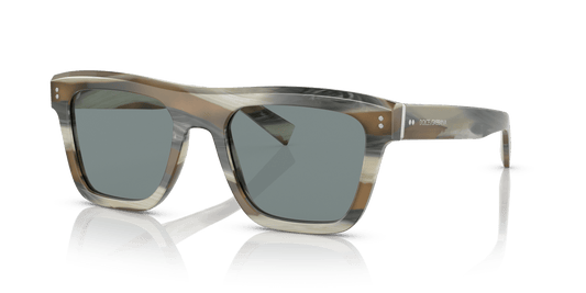 Dolce &amp; Gabbana DG4420 Grey Horn-Dark Grey Sunglasses