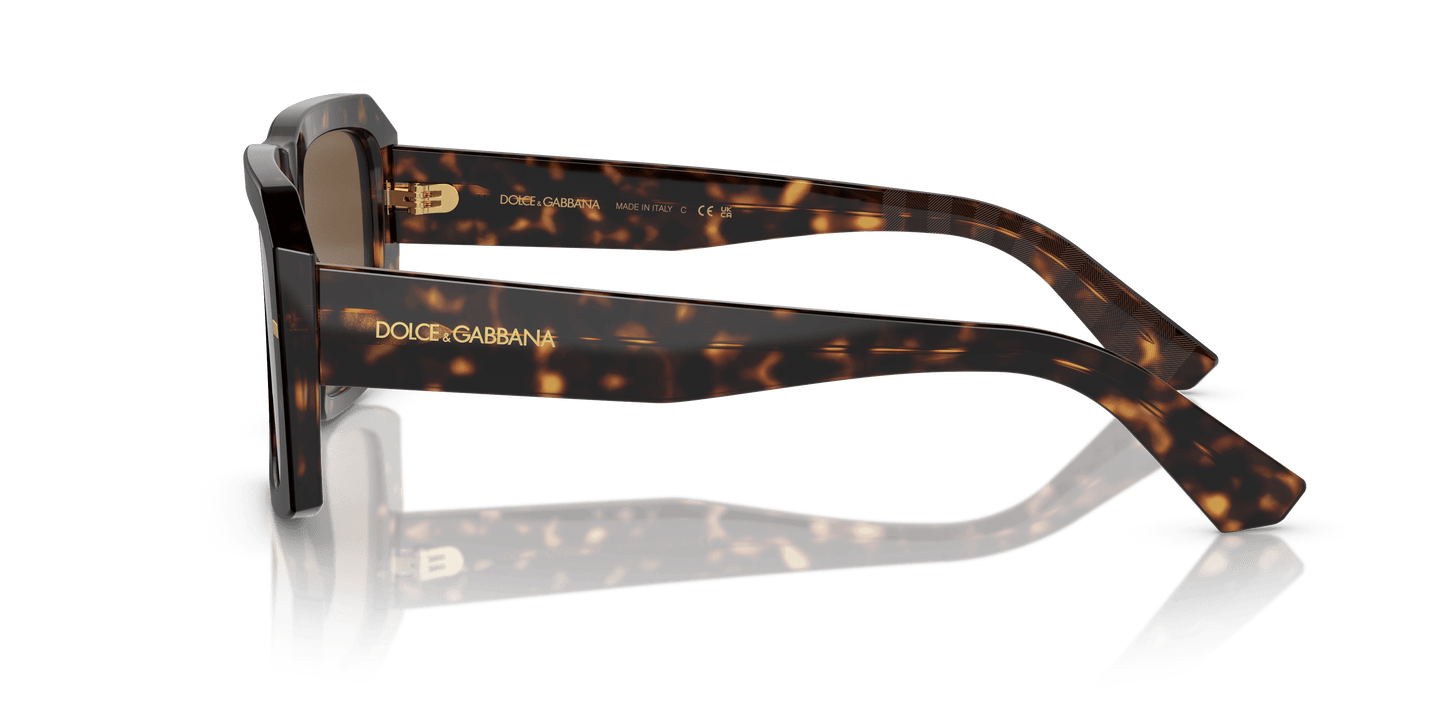 משקפי שמש דולצ'ה וגבאנה הוואנה-חום כהה | Dolce&Gabbana DG4430 Havana-Dark Brown