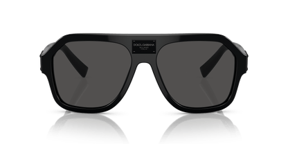 Dolce &amp; Gabbana Sunglasses Black-Dark Grey | Dolce&amp;Gabbana DG4433 Black-Dark Grey