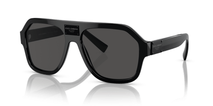 Dolce &amp; Gabbana Sunglasses Black-Dark Grey | Dolce&amp;Gabbana DG4433 Black-Dark Grey