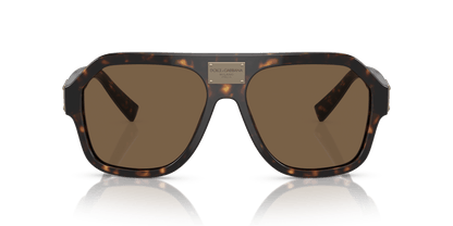 Dolce &amp; Gabbana Sunglasses Havana-Dark Brown | Dolce&amp;Gabbana DG4433 Havana-Dark Brown