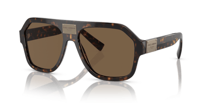 Dolce &amp; Gabbana Sunglasses Havana-Dark Brown | Dolce&amp;Gabbana DG4433 Havana-Dark Brown