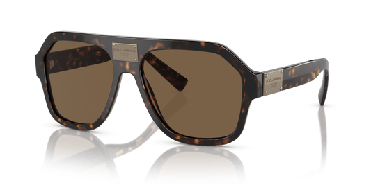 Dolce &amp; Gabbana Sunglasses Havana-Dark Brown | Dolce&amp;Gabbana DG4433 Havana-Dark Brown