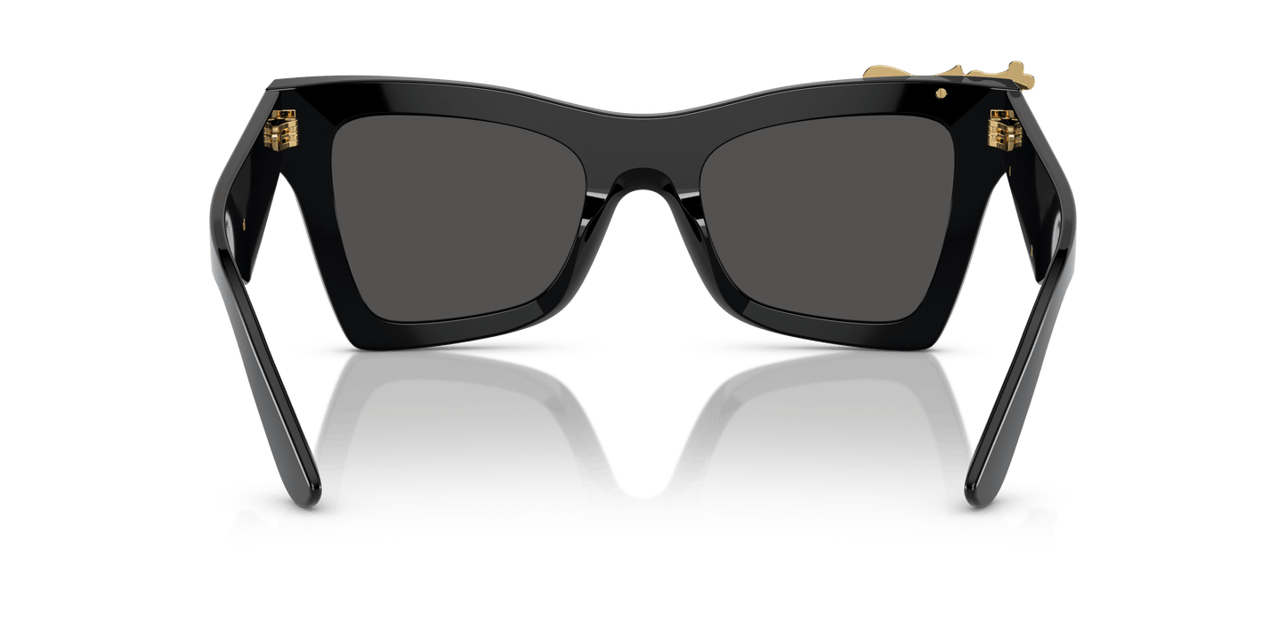 משקפי שמש דולצ'ה וגבאנה שחור-אפור כהה | Dolce&Gabbana DG4434 Black-Dark Grey