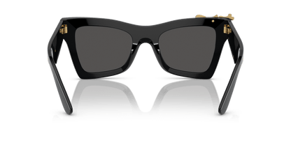 משקפי שמש דולצ'ה וגבאנה שחור-אפור כהה | Dolce&Gabbana DG4434 Black-Dark Grey