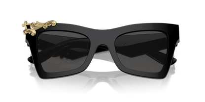 משקפי שמש דולצ'ה וגבאנה שחור-אפור כהה | Dolce&Gabbana DG4434 Black-Dark Grey