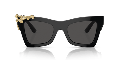 משקפי שמש דולצ'ה וגבאנה שחור-אפור כהה | Dolce&Gabbana DG4434 Black-Dark Grey