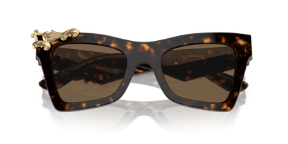 משקפי שמש דולצ'ה וגבאנה הוואנה-חום כהה | Dolce&Gabbana DG4434 Havana-Dark Brown