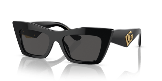 משקפי שמש דולצ'ה וגבאנה שחור-אפור כהה | Dolce&Gabbana DG4435 Black-Dark Grey
