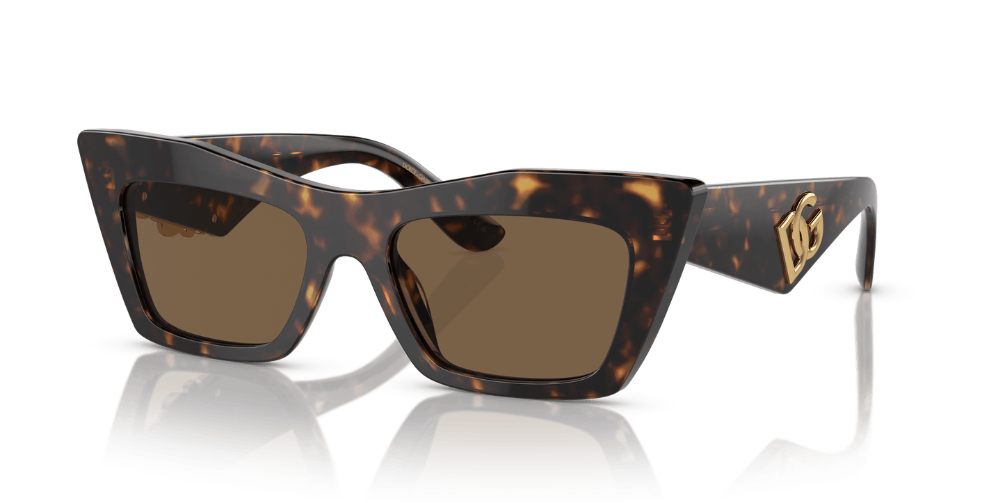 משקפי שמש דולצ'ה וגבאנה הוואנה-חום כהה | Dolce&Gabbana DG4435 Havana-Dark Brown
