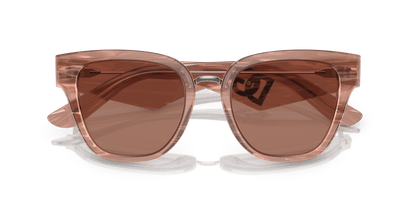 משקפי שמש דולצ'ה וגבאנה פלר קרמל-חום כהה | Dolce&Gabbana DG4437 Fleur Caramel-Dark Brown