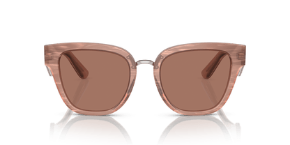 משקפי שמש דולצ'ה וגבאנה פלר קרמל-חום כהה | Dolce&Gabbana DG4437 Fleur Caramel-Dark Brown
