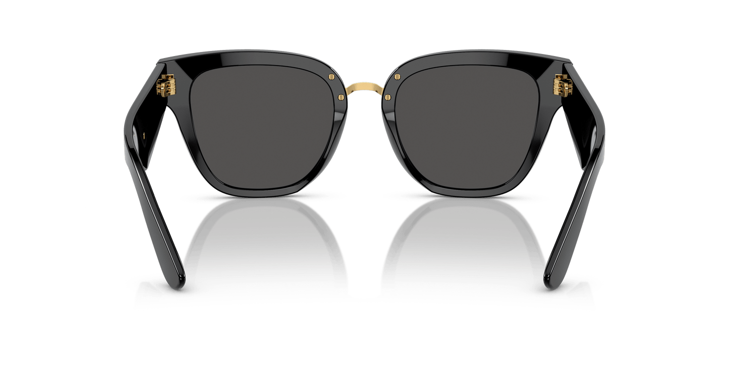 משקפי שמש דולצ'ה וגבאנה שחור-אפור כהה | Dolce&Gabbana DG4437 Black-Dark Grey