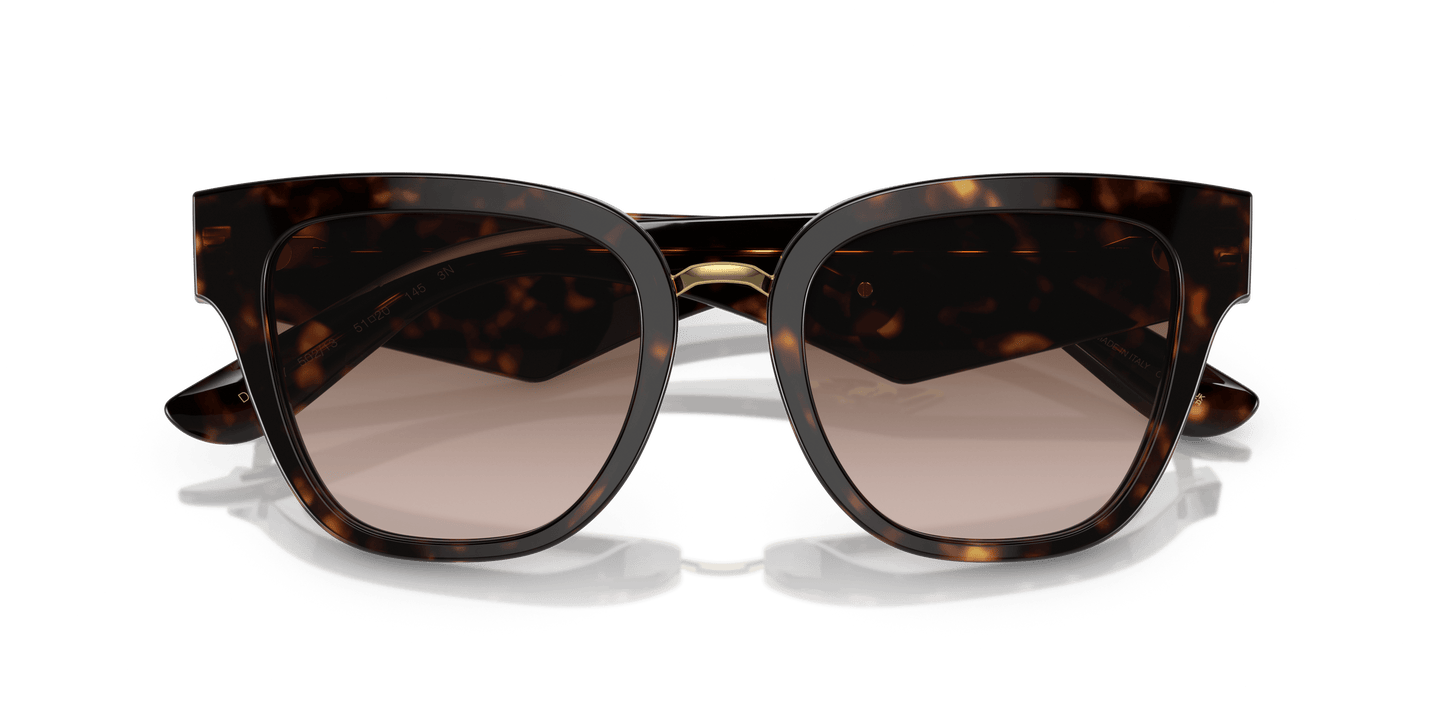 דולצ'ה וגבאנה משקפי שמש חום מדורג האוונה | Dolce&Gabbana DG4437 Havana-Gradient Brown
