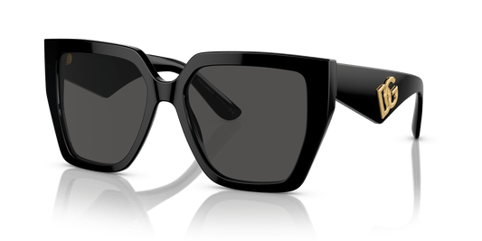 משקפי שמש דולצ'ה וגבאנה שחור-אפור כהה | Dolce&Gabbana DG4438 Black-Dark Grey