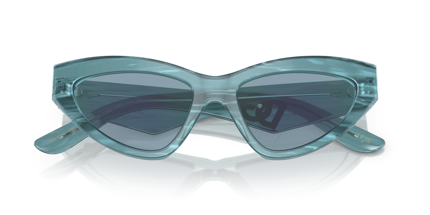 משקפי שמש דולצ'ה וגבאנה פלר תכלת-כחול | Dolce&Gabbana DG4439 Fleur Azure-Blue