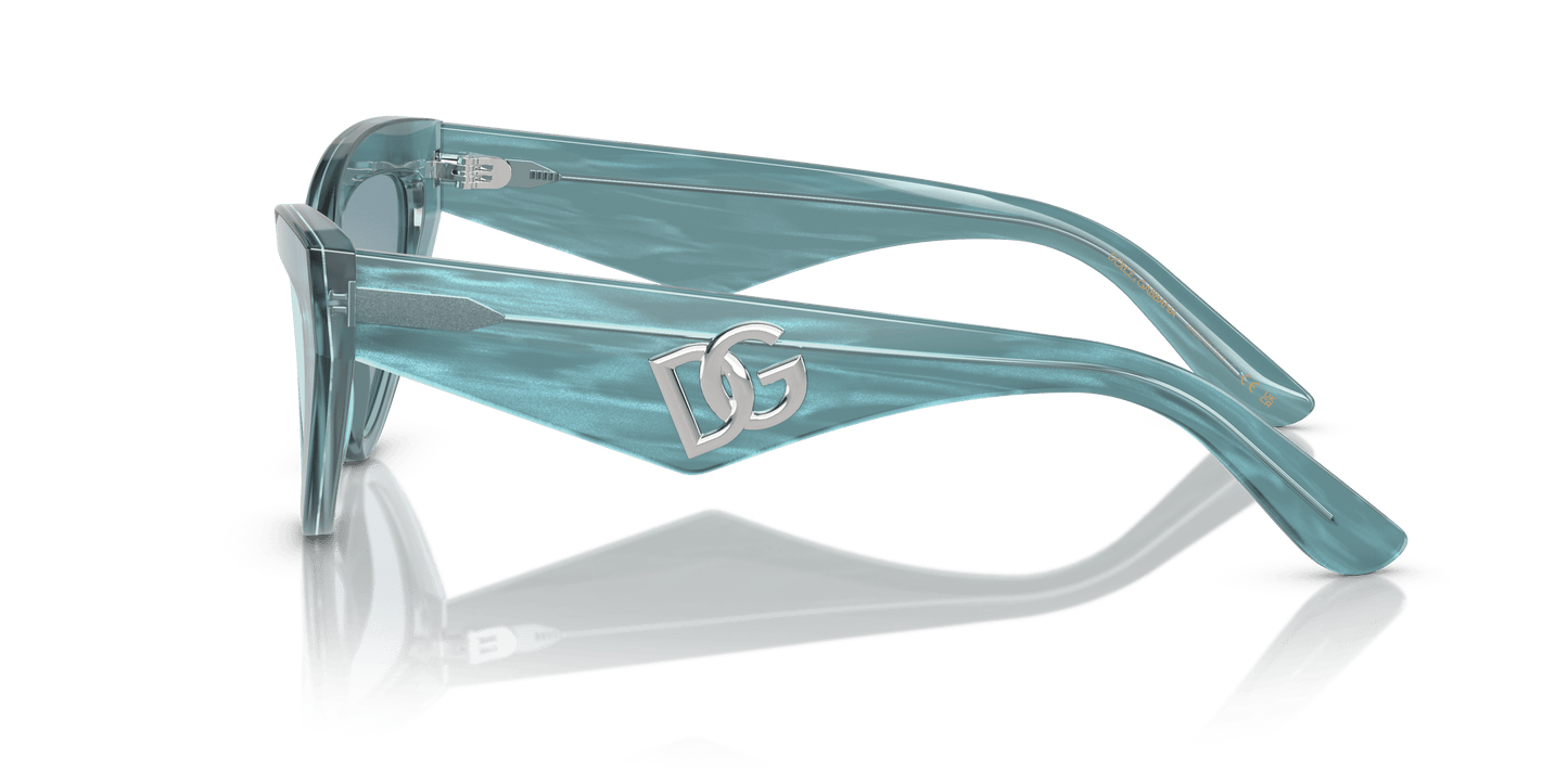 משקפי שמש דולצ'ה וגבאנה פלר תכלת-כחול | Dolce&Gabbana DG4439 Fleur Azure-Blue