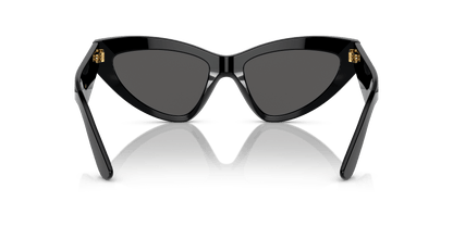 משקפי שמש דולצ'ה וגבאנה שחור-אפור כהה | Dolce&Gabbana DG4439 Black-Dark Grey