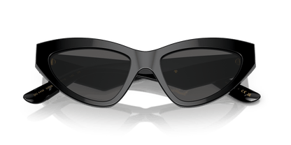 משקפי שמש דולצ'ה וגבאנה שחור-אפור כהה | Dolce&Gabbana DG4439 Black-Dark Grey