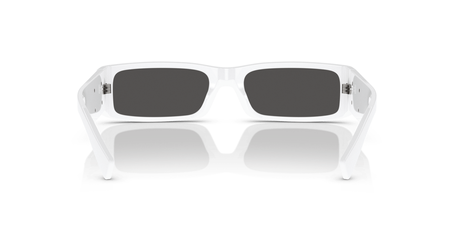 משקפי שמש דולצ'ה וגבאנה לבן-אפור כהה | Dolce&Gabbana DG4444 White-Dark Grey